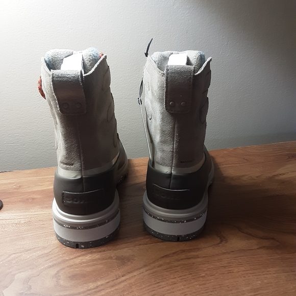 Sorel Khaki Lennox Street Lace Duck Boots Women 8M - Picture 6 of 8